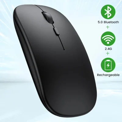 Bluetooth Wireless Mouse Wireless Computer Mouse Rechargeable Silent Mause Ergonomic Mouse