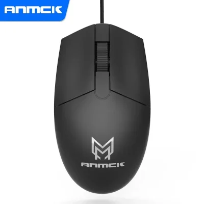 Anmck USB Wired Mouse  Office/Gaming Mouse USB 1000DPI Optical Mice 1.2M Cable