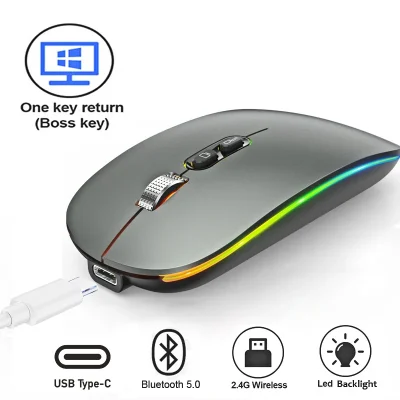 2.4G silent wireless bluetooth mouse