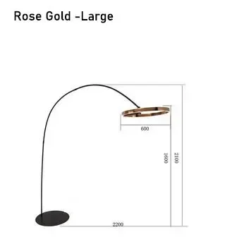 Rose gold-60cm