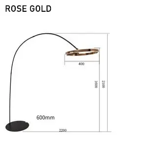 Rose gold-40cm