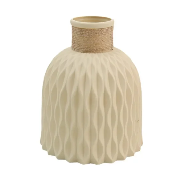 Brand white Plastic Vase - Image 6