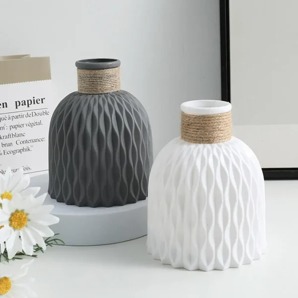 Brand white Plastic Vase