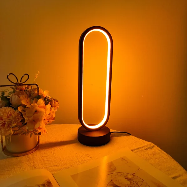 LED ring night light lamp - Image 2